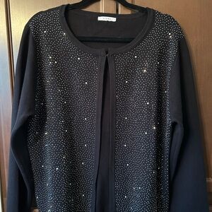 Sioni Black Beaded Blazer